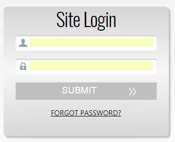 The login prompt requires a valid username and password.